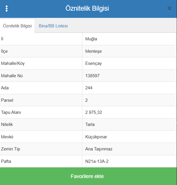 Muğla Menteşe Esençay'da 2975m² Satılık Yatırımlık Tarla